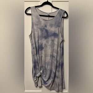 Old Navy Tie-Dye Mini Dress - Blue and Gray